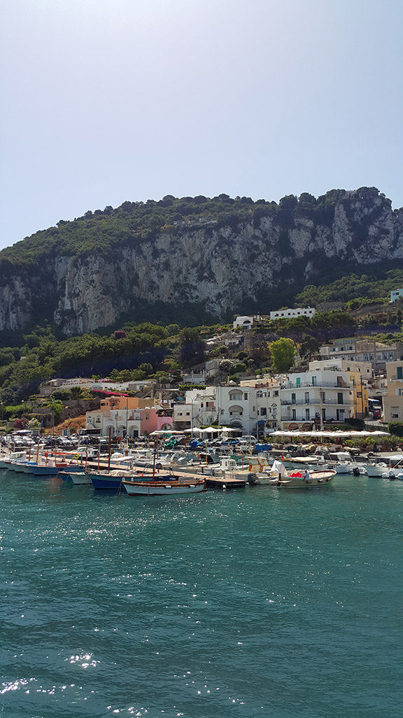 Tekneden Marina Grande manzarası - Capri Adası