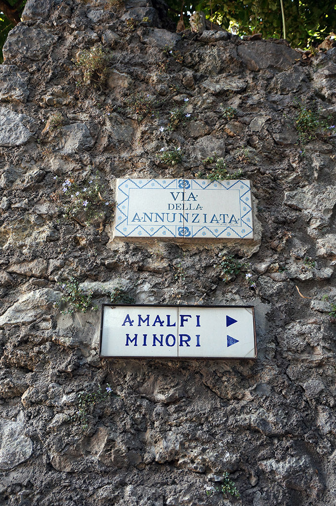 Ravello - Minori yürüyüşü - Via Annunziata
