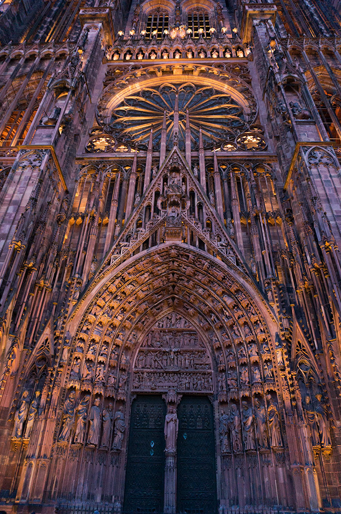Strasbourg Katedrali'nin detayları