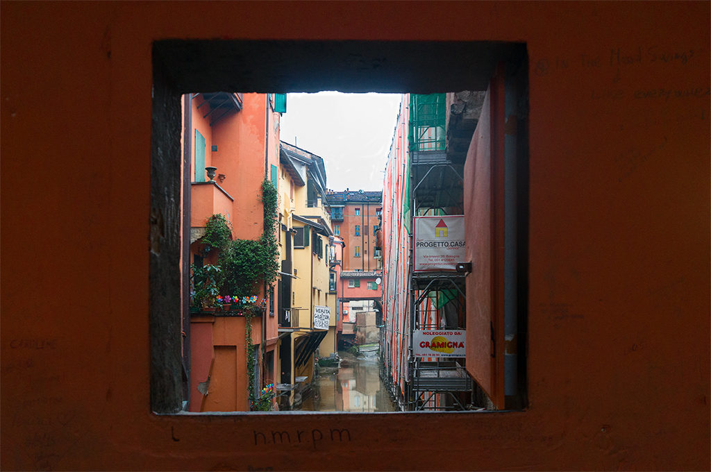 Bologna'nın kanala açılan penceresi