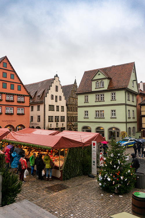 Rothenburg ob der Tauber Noel Pazarı